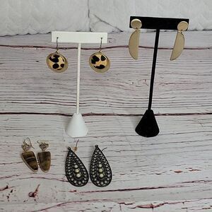 VINTAGE Hanging Earrings - Four Pairs